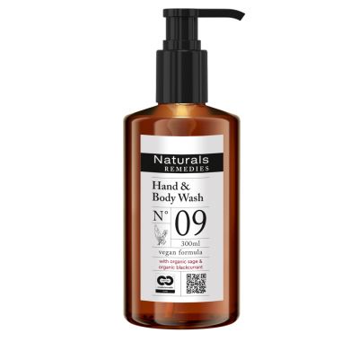 NATURALS REMEDIES - Hand & Körperwaschgel im Pumpspender, 300 ml
