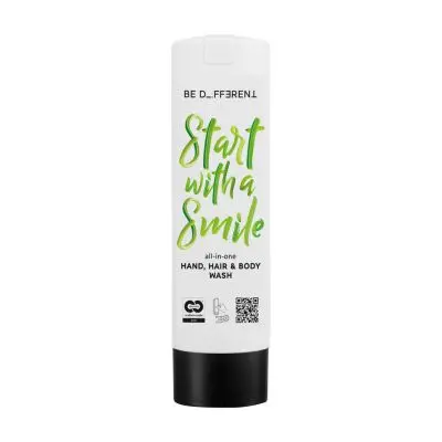 Be different! - 3-in-1 Seife für Hände, Haar und Körper, Smart Care, 300 ml